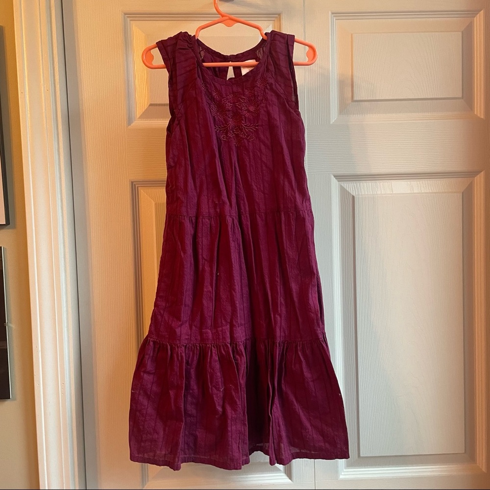 Gymboree girls maroon dress size 5